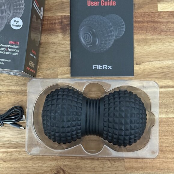 FitRx VibraRoller, Vibrating Massage Roller, Quiet & Powerful, 3 levels Pulse - Picture 2 of 11